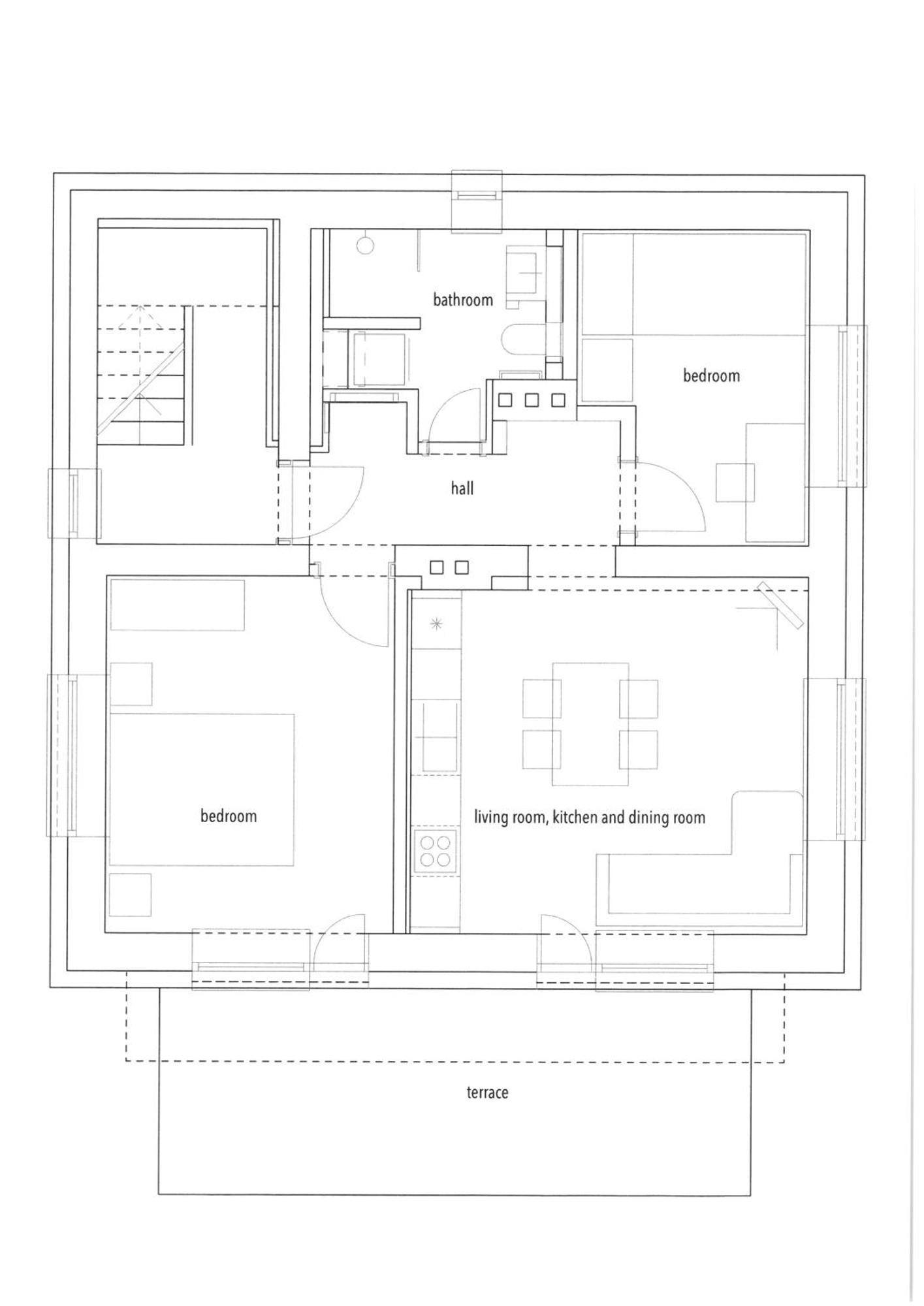 Apartment Black&white *